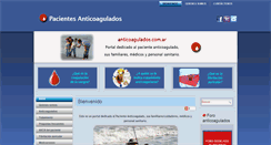 Desktop Screenshot of anticoagulados.com.ar